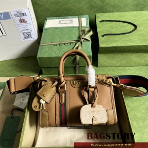 구찌 GUCCI  미니 캔버스 탑 핸들백 715771