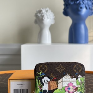 루이비통 지피 코인 퍼스 다미에에벤 동전지갑 M80865