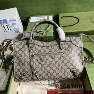 구찌 GUCCI 해커 프로젝트 클래식 네오 시티 토트백 미듐 681695 
