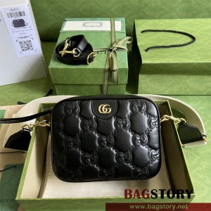 구찌 GUCCI GG 마틀라세 레더 스몰 핸드백 702234