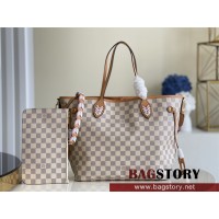 루이비통 Louis Vuitton N50047  다미에 아주르 네버풀 MM 