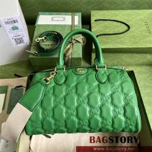 구찌 GUCCI GG 마틀라세 레더 미디엄 핸드백702242