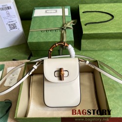 구찌 GUCCI 702106 뱀부 미니 크로스 핸드백 숄더백