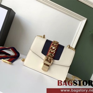 구찌 GUCCI 431666 실비 가죽 미니 체인백