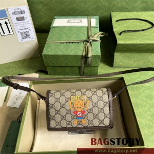 구찌 GUCCI 700733 카툰 프린트 크로스백