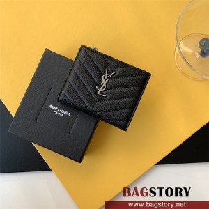 입생로랑 여성 반지갑 캐비어 금장/은장 66564