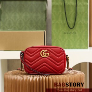 구찌 GUCCI 448065 GG마몽 마틀라세 미니 크로스백