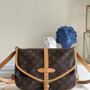 루이비통 Louis Vuitton 모노그램 캔버스 소뮤르 MM 크로스백 M40710