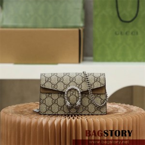 구찌 GUCCI 디오니서스 GG 수프림 수퍼미니 체인백 476432  16.5cm