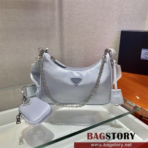 프라다 PRADA  리에디션 나일론 호보백 1BH204