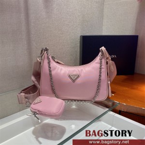 프라다 PRADA  리에디션 나일론 호보백 1BH204