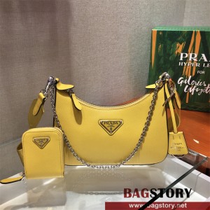 프라다 테수토 체인 스트랩 호보백 1BH204