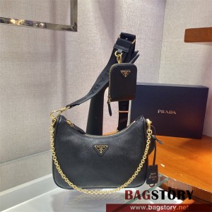 프라다 테수토 체인 스트랩 호보백 1BH204 
