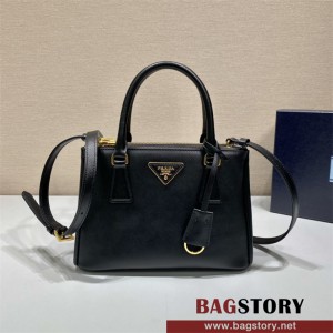 프라다 여성 사피아노 갤러리아 블랙 토트백 1BA896