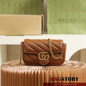 구찌 GUCCI 574969 GG 마몽 마틀라세 슈퍼 미니백