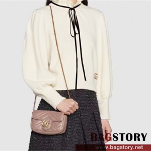 구찌 GUCCI 476433 GG 마몽 마틀라세 슈퍼 미니백