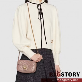 구찌 GUCCI 476433 GG 마몽 마틀라세 슈퍼 미니백