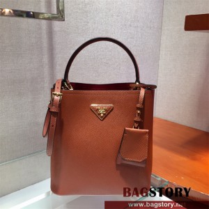 프라다 PRADA 파니에 악어가죽 핸드백 1BA212