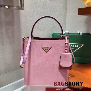 프라다 PRADA 파니에 악어가죽 핸드백 1BA212