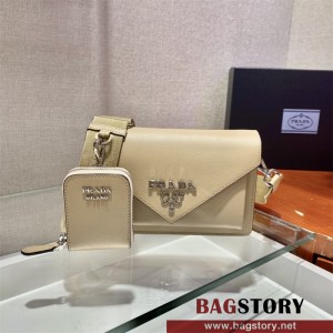 프라다 엔벨로프 미니 숄더백 사피노아 소가죽 1BP020