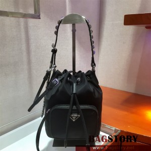 프라다 패브릭 버킷백 1BH038