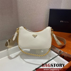 프라다 사피아노 삼각로고 레더 미니백 1BH174
