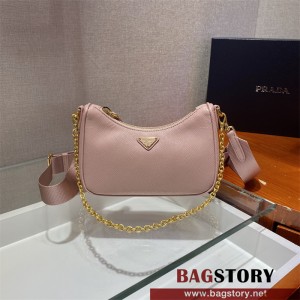 프라다 사피아노 삼각로고 레더 미니백 1BH174