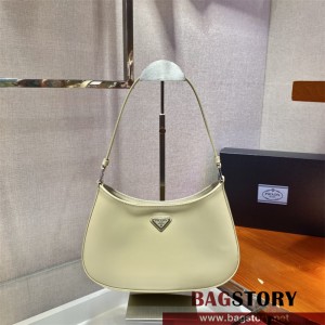 프라다 클레오 브러시드 레더 호보백 1BC499