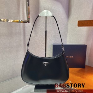 프라다 클레오 브러시드 레더 호보백 1BC499