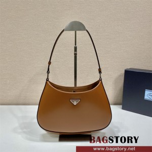 프라다 클레오 브러시드 레더 호보백 1BC499