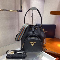 프라다 PRADA  레더 버킷백 1BE018 1BE030 1BE032 복조리 버킷백 1BE030