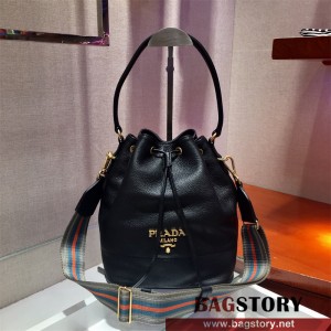프라다 PRADA 가죽 버킷백1BE018