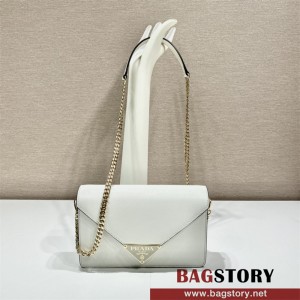 프라다 프라다 사피아노 가죽 숄더백  1BD318