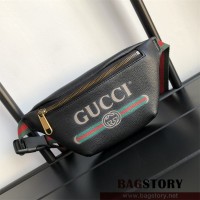 구찌 GUCCI 프린트 레더 미니벨트백 527792