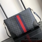 구찌 GUCCI GG 블랙 수프림 메신저 백 474139