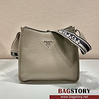 프라다 레어팩토리 플로 레더 호보백 1BC073