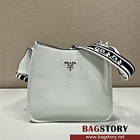 프라다 레어팩토리 플로 레더 호보백 1BC073