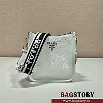 프라다 로고 스트랩 미니 레더 숄더백 1BH191