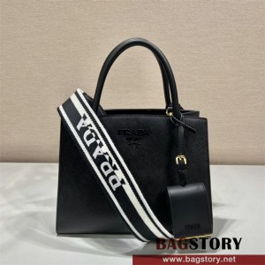 프라다 스몰 사피아노 레더 모노크롬백 1BA156