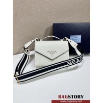 프라다 모노크롬 사피아노 숄더백