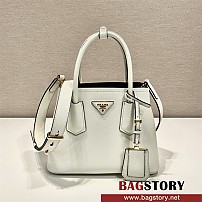 프라다 더블 사피아노 가죽 미니백 1BG443