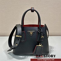 프라다 더블 사피아노 가죽 미니백 1BG443