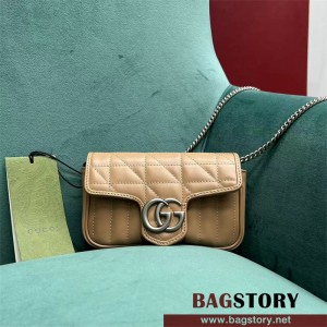 구찌 GUCCI 476433 GG 마몽 마틀라세 슈퍼 미니백