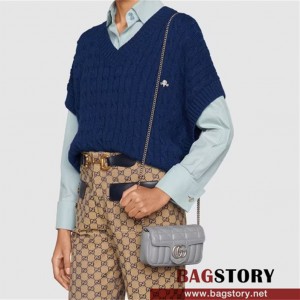 구찌 GUCCI 476433 GG 마몽 마틀라세 슈퍼 미니백