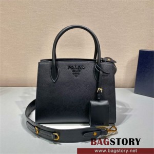 프라다 스몰 사피아노 레더 모노크롬백 1BA156