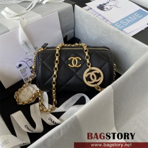 샤넬 CHANEL 미니 볼링백  AS3384