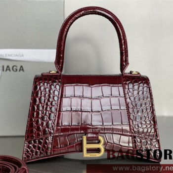 발렌시아가 BALENCIAGA  아워글레스 탑핸들백 미디움 23CM