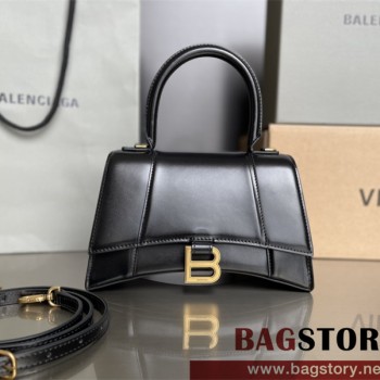 발렌시아가 BALENCIAGA 아워글레스 탑핸들백 미디움 23CM