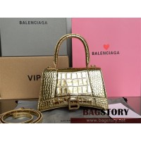 발렌시아가 BALENCIAGA 아워글레스 탑핸들백 미디움 23CM