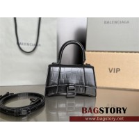 발렌시아가 BALENCIAGA 아워글레스 탑핸들백 스몰 19CM